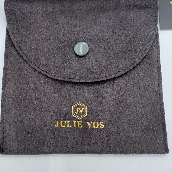 Julie Vos Iridescent Capri Blue Hinged Bangle Cuff Bracelet (retired design) - Picture 11 of 11